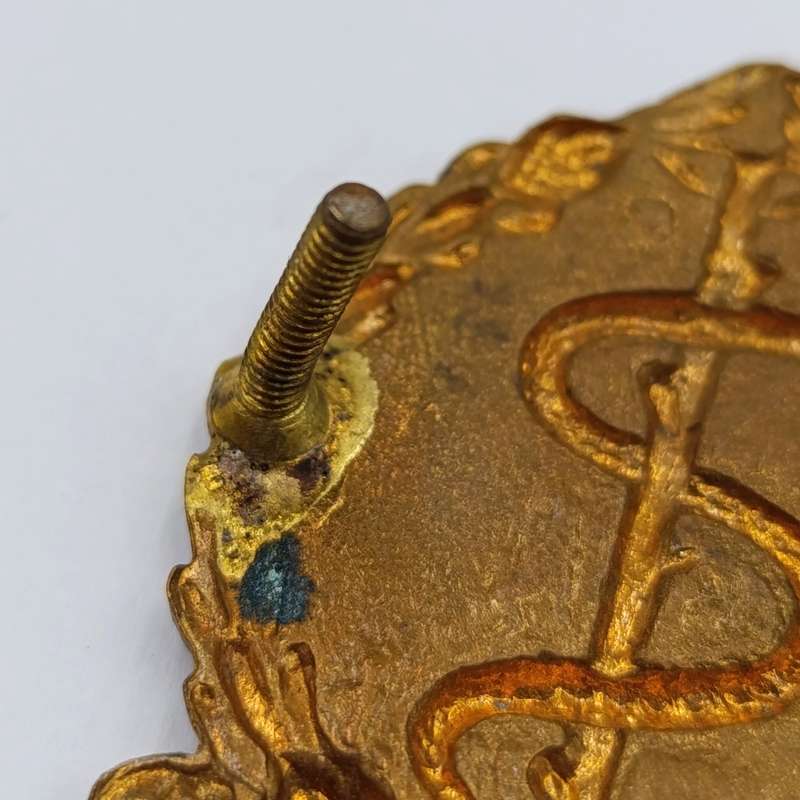 SA Medical Corps cap and collar badges set