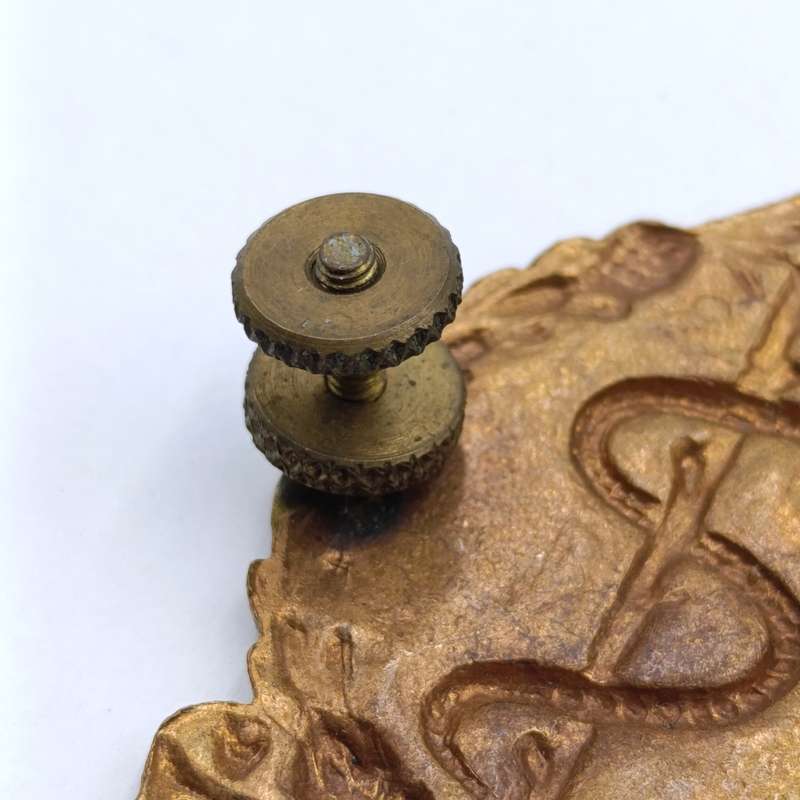 SA Medical Corps cap and collar badges set