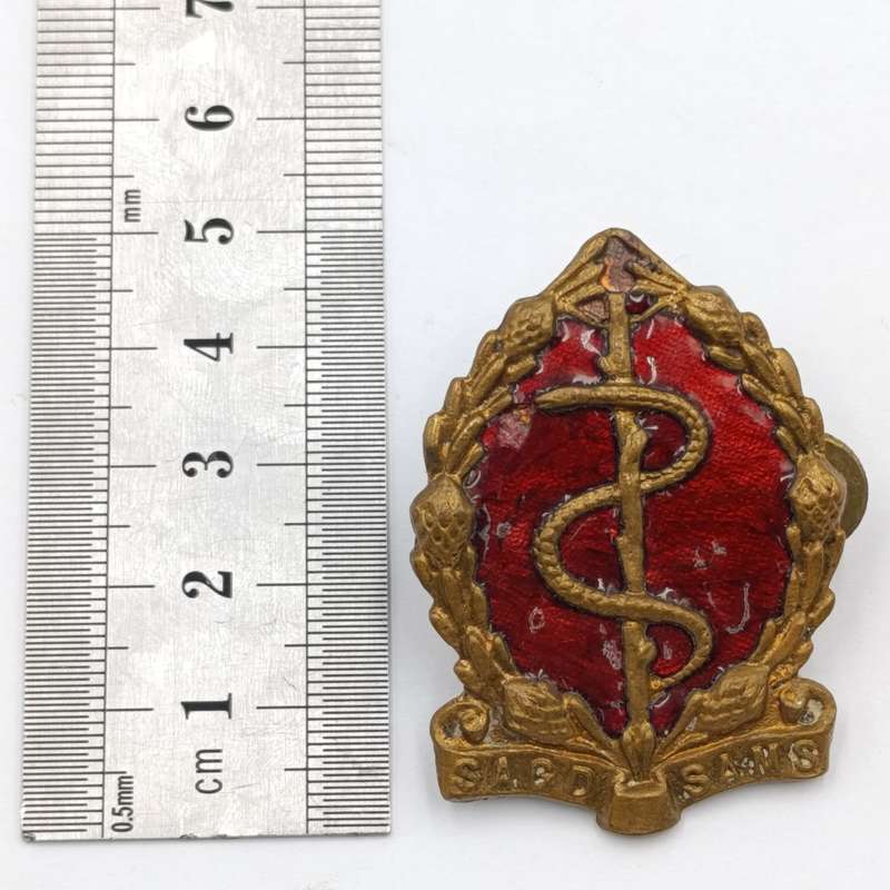 SA Medical Corps Cap and collar badges set