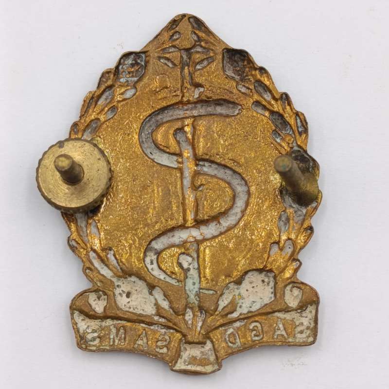 SA Medical Corps Cap and collar badges set