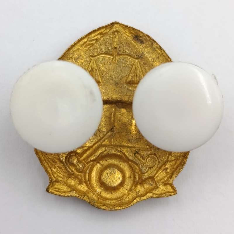 SA prison Services cap and collar badges set