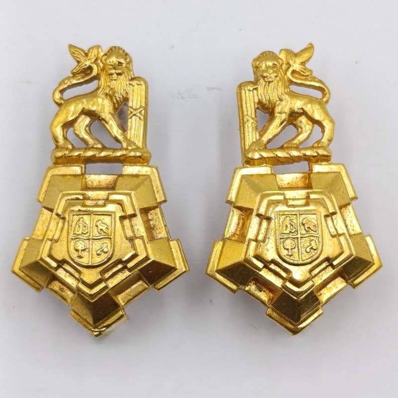 Pair of SA Staff Corps collar badges