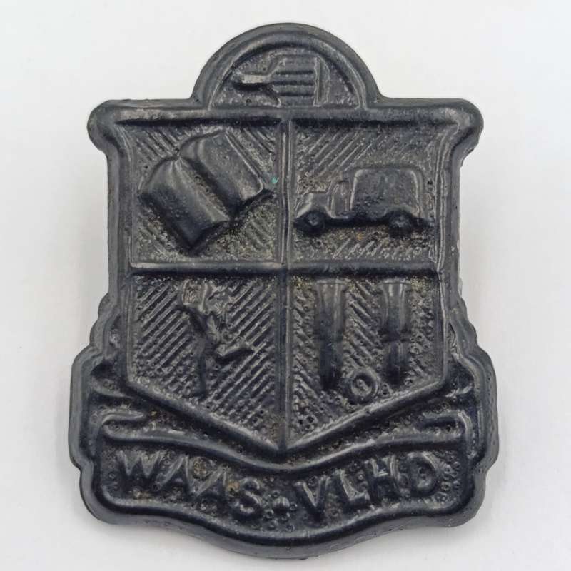 Pair of SA Women's Army Auxiliary Services collar badges - WAAS-VLHD