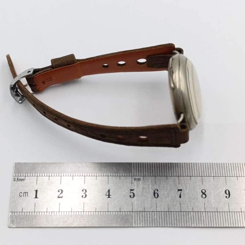 Antique manual wind ladies trench watch - working