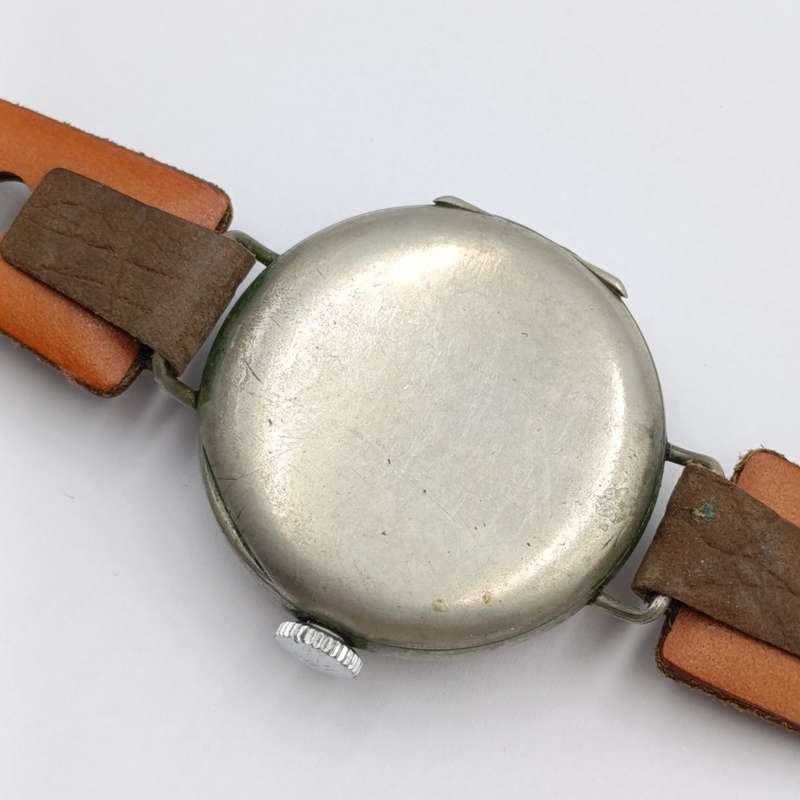 Antique manual wind ladies trench watch - working