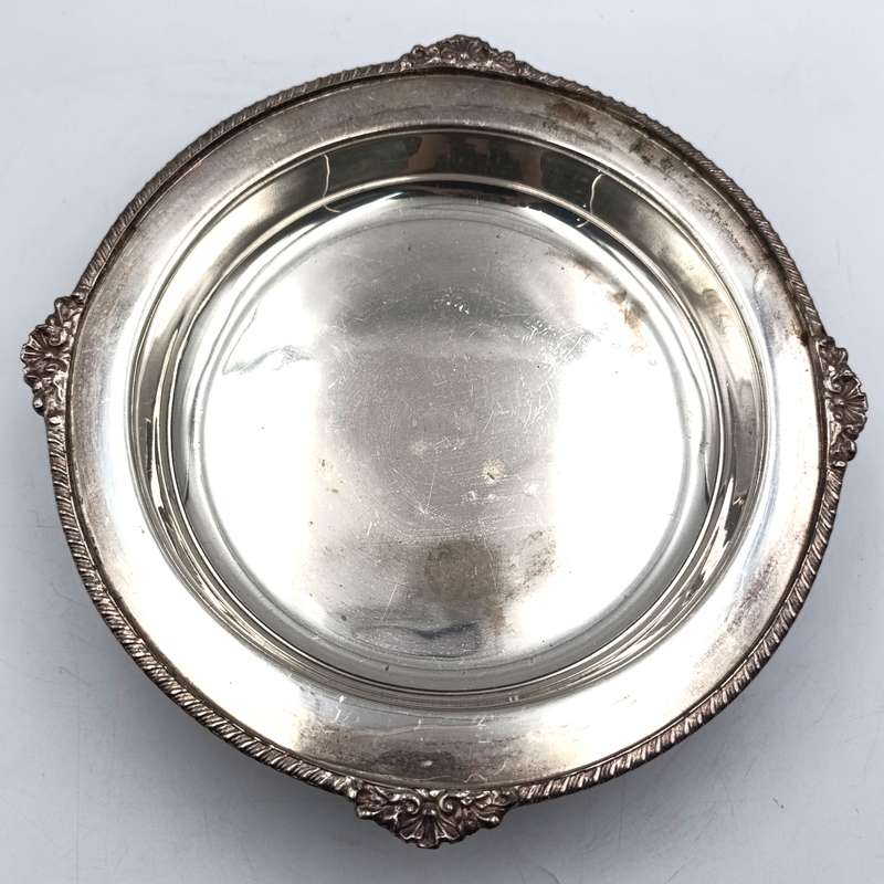 Vintage silverplated serving dish with lid