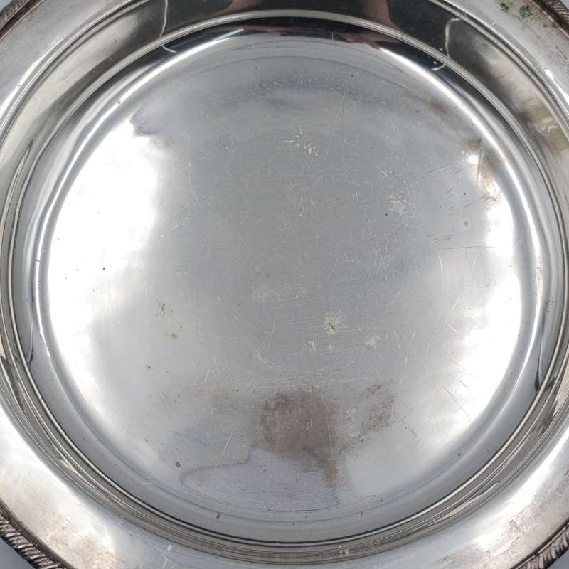 Vintage silverplated serving dish with lid