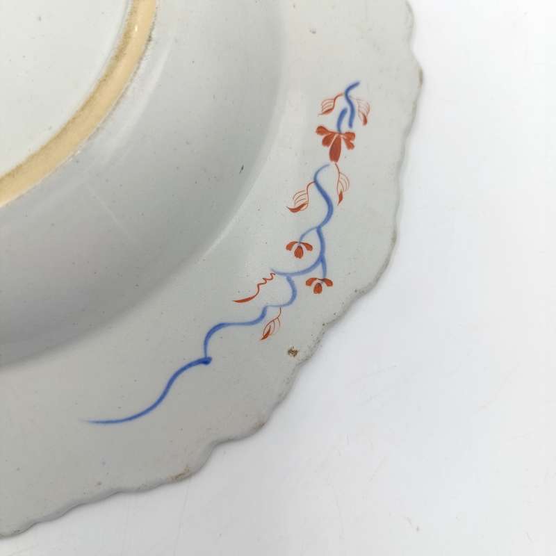 Antique 19th Century Stone China Shallow porcelain bowl
