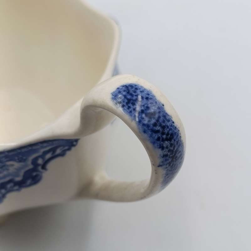 Antique Johnson Bras Old Britain Castles porcelain gravy boat