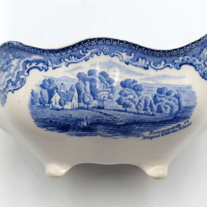 Antique Johnson Bras Old Britain Castles porcelain gravy boat