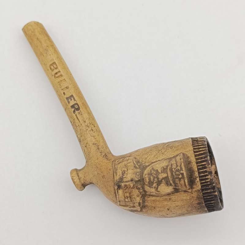 Very rare Boer War Kruger and Buller clay pipe