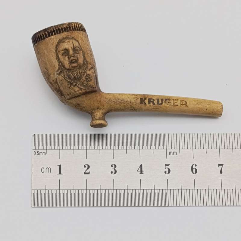 Very rare Boer War Kruger and Buller clay pipe
