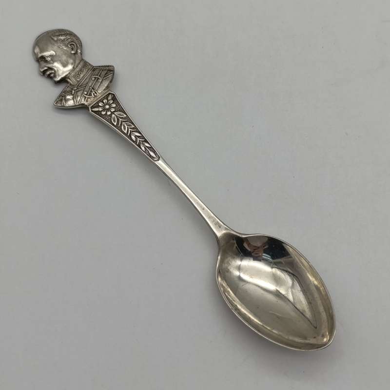 British Boer War General white sterling silver spoon weighs 11.6g