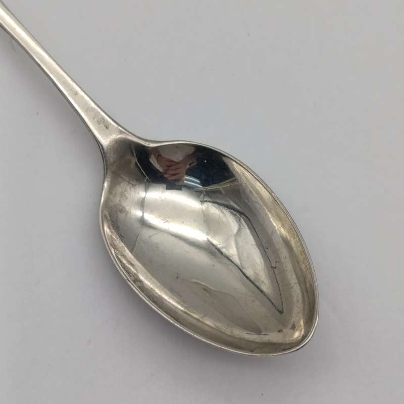 British Boer War General white sterling silver spoon weighs 11.6g
