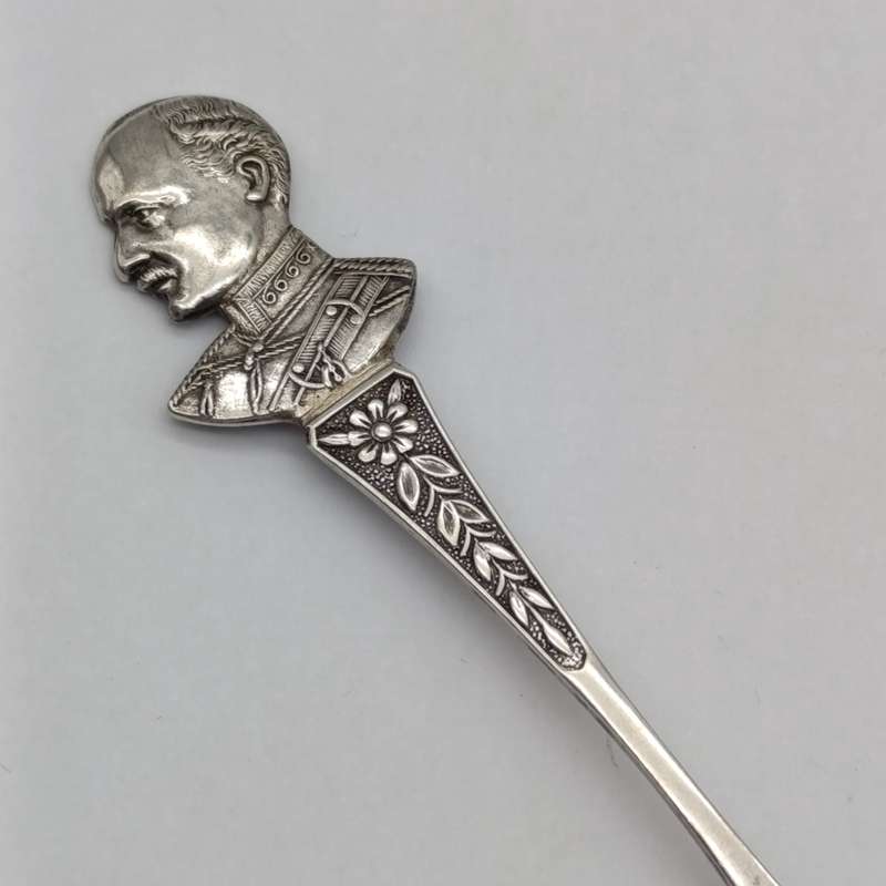British Boer War General white sterling silver spoon weighs 11.6g