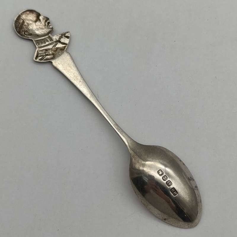 British Boer War General white sterling silver spoon weighs 11.6g