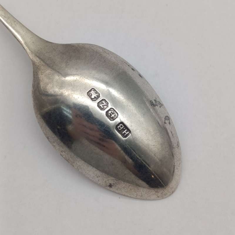 British Boer War General white sterling silver spoon weighs 11.6g