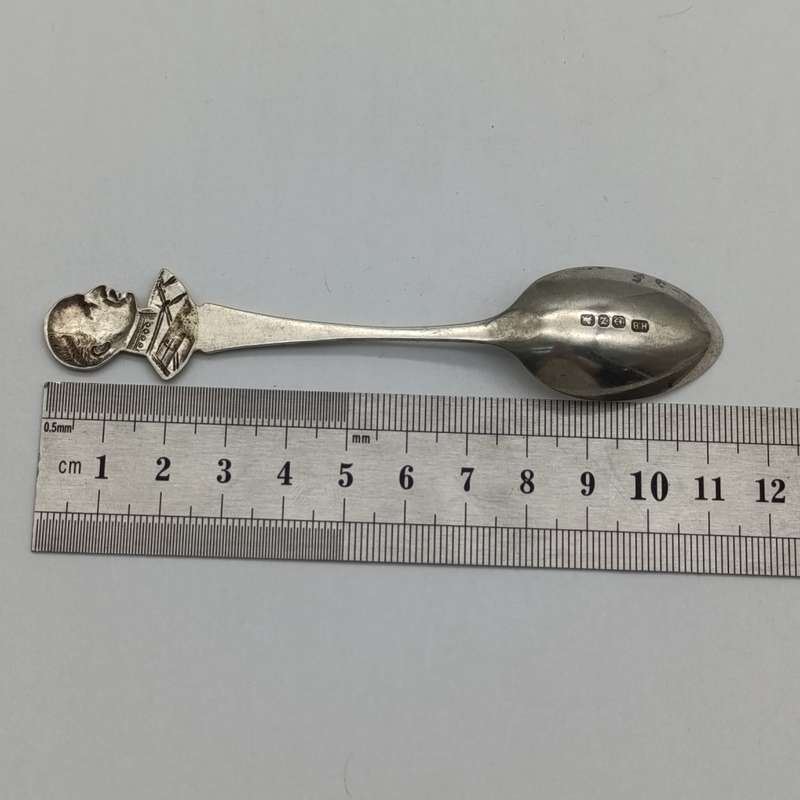 British Boer War General white sterling silver spoon weighs 11.6g