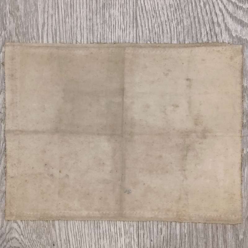 Boer War Soldiers khaki cloth greetings message - Scots Guard - From George to Florrie