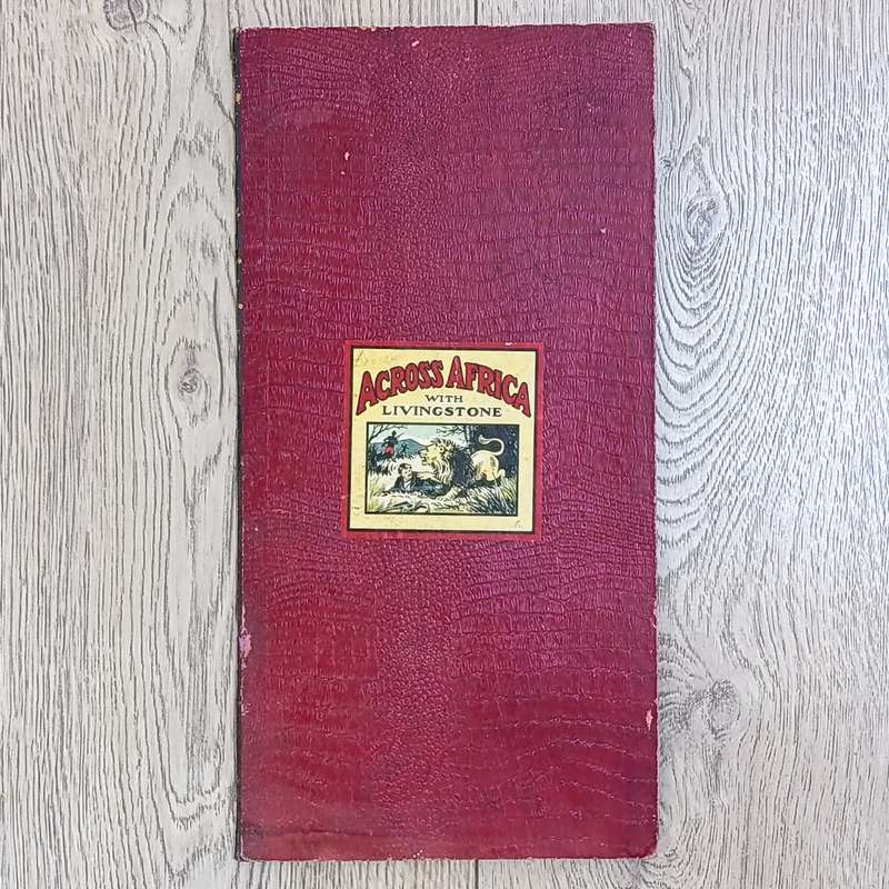 Across Africa with Livingstone board game - vintage