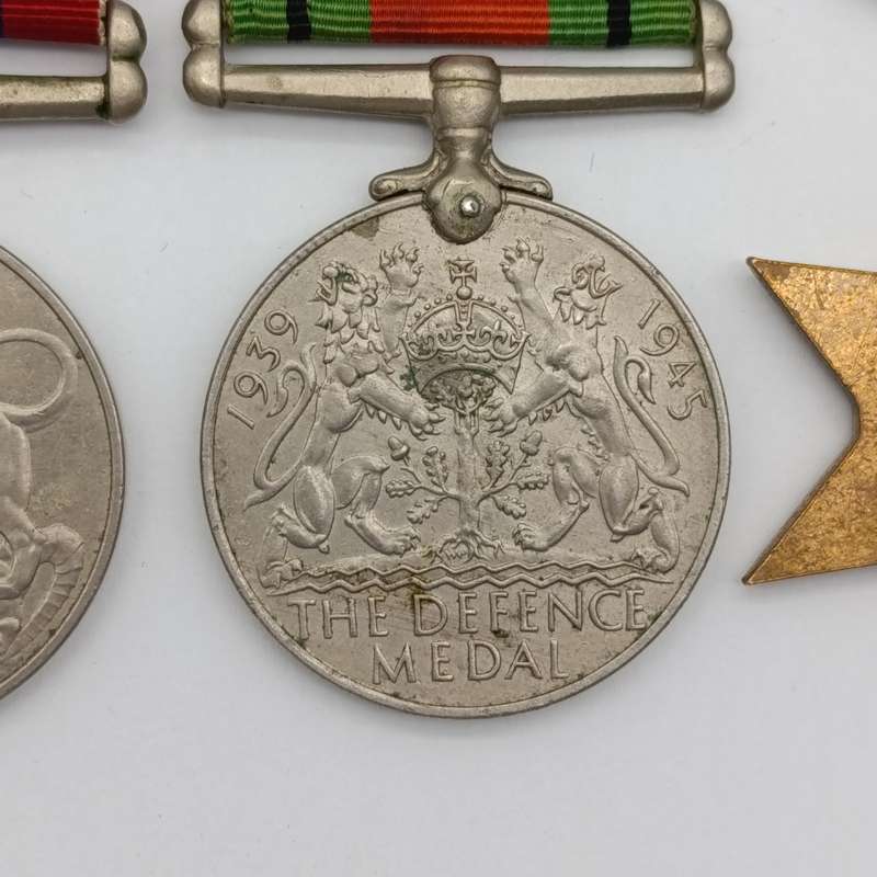 Set of 3 WW2 medals issued to C287177 J-Louw