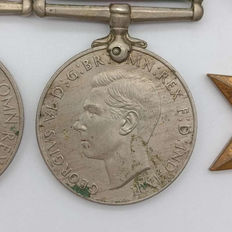 Set of 3 WW2 medals issued to C287177 J-Louw