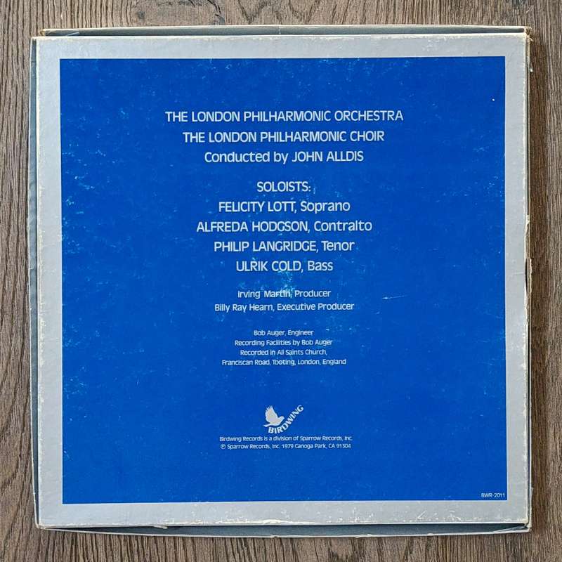 The Messiah by George Frederick Handel 4-LP record Vinyl set