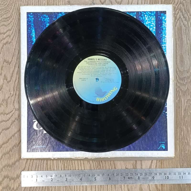 The Messiah by George Frederick Handel 4-LP record Vinyl set