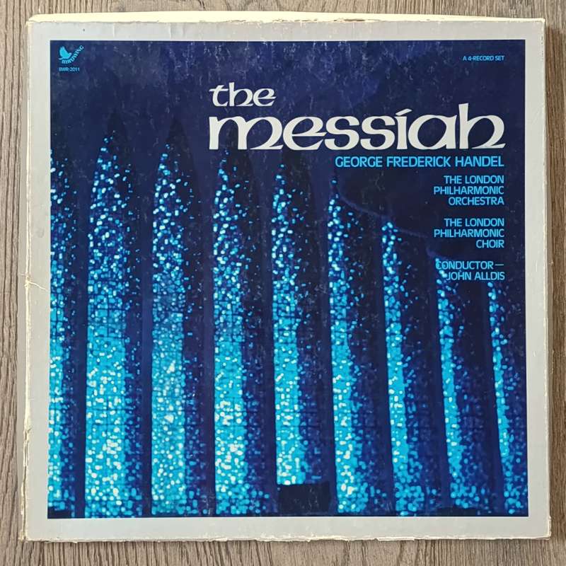 The Messiah by George Frederick Handel 4-LP record Vinyl set