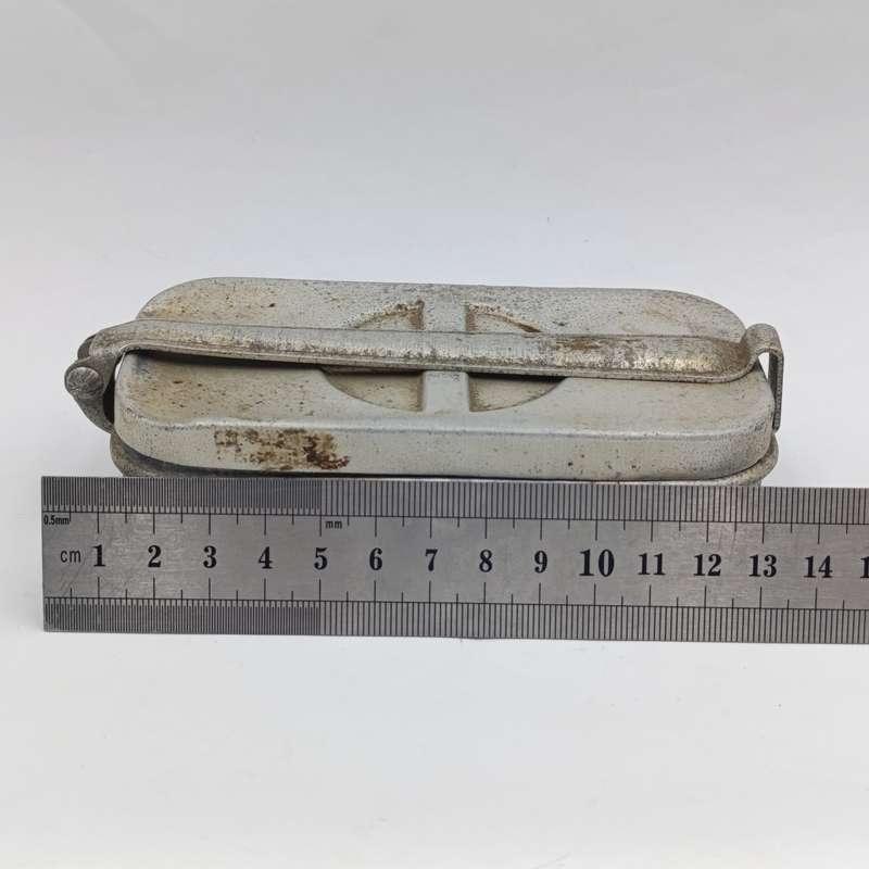 Vintage glass syringe holder/ sterilizer with 20 vintage syringe needles