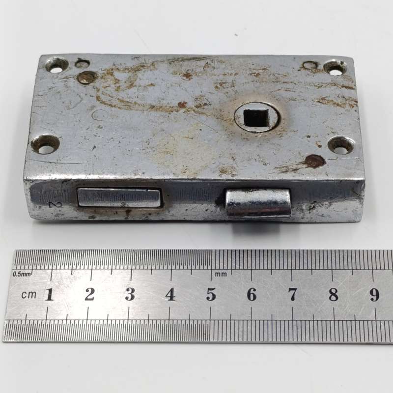 Vintage Railway door handle and lock - handle marked "Kitchen" possibly SA Railways