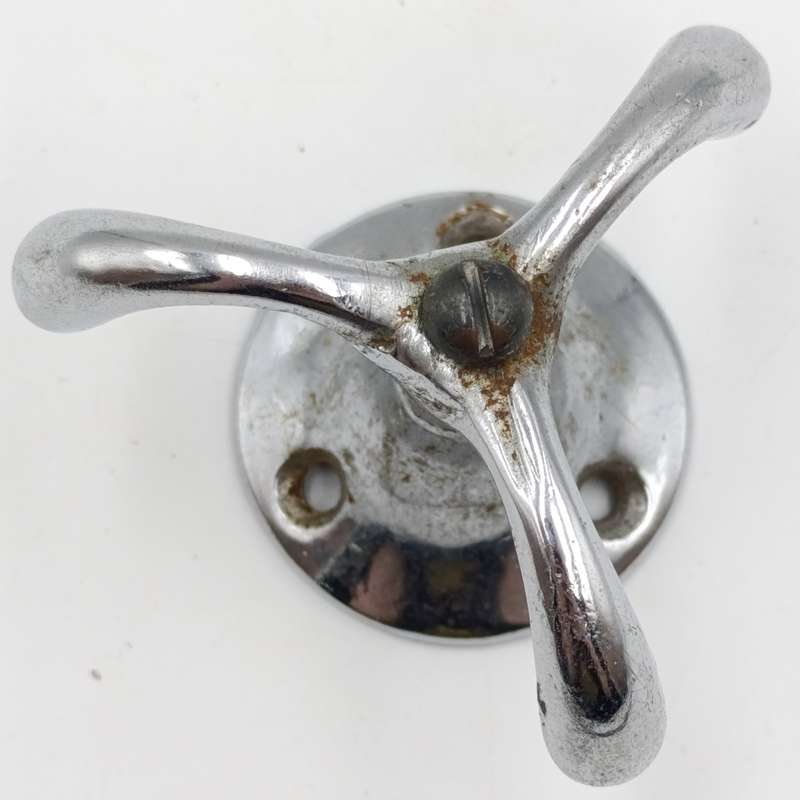 Vintage Railway coach triple-hook coat hanger