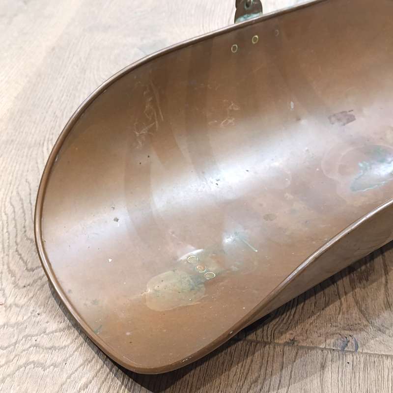 Antique Copper coal trugg