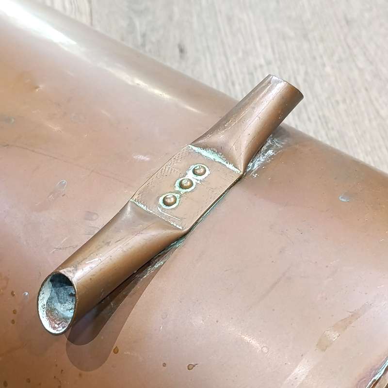 Antique Copper coal trugg