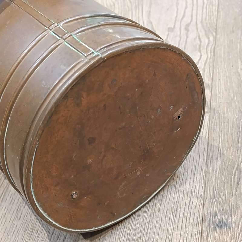 Vintage Copper coal scuttle bucket