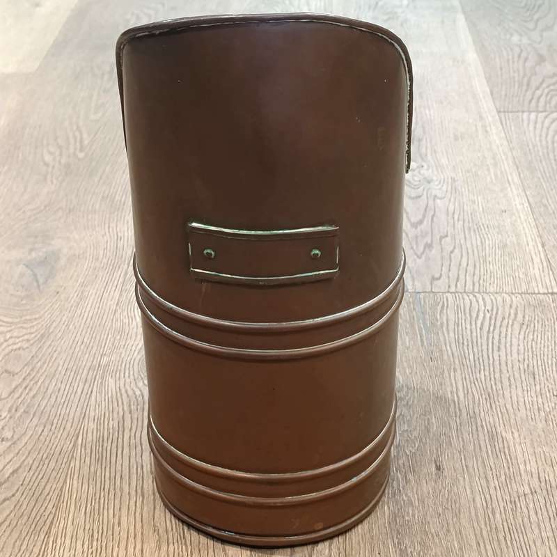 Vintage Copper coal scuttle bucket