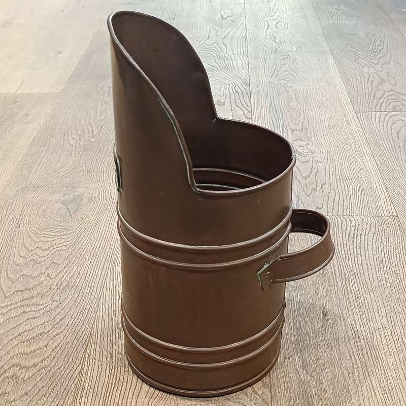 Vintage Copper coal scuttle bucket