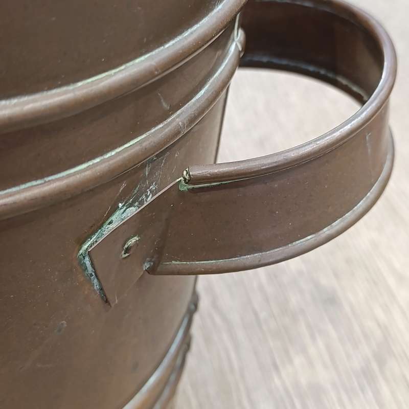 Vintage Copper coal scuttle bucket
