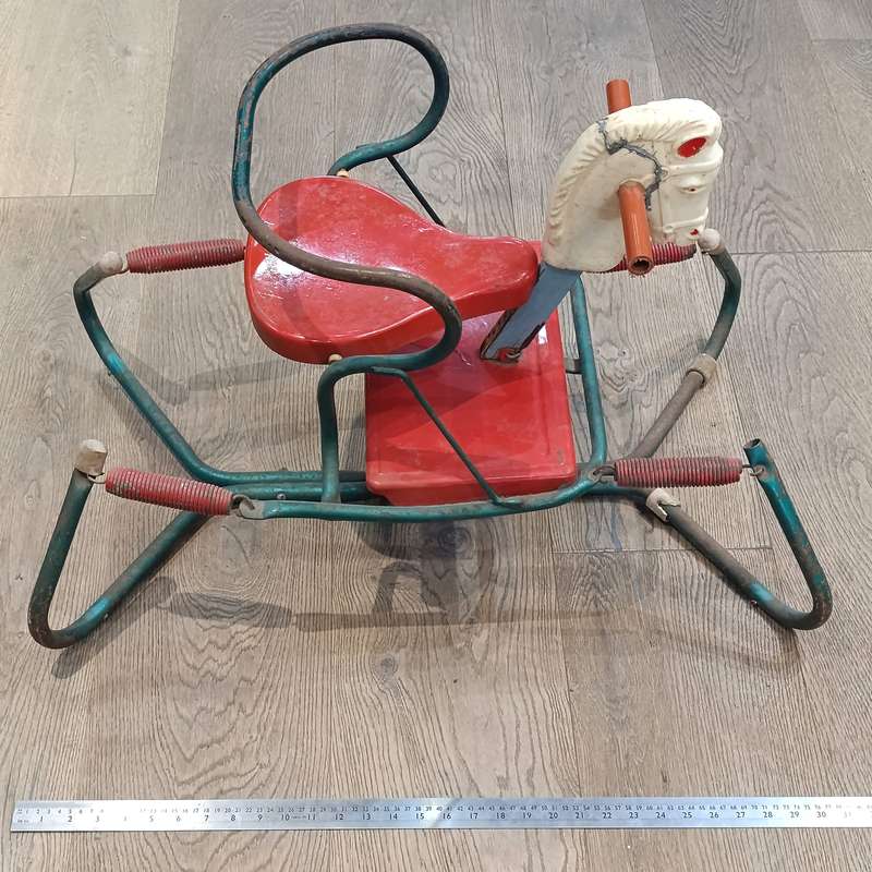 Vintage Pavemaster spring mounted rocking horse