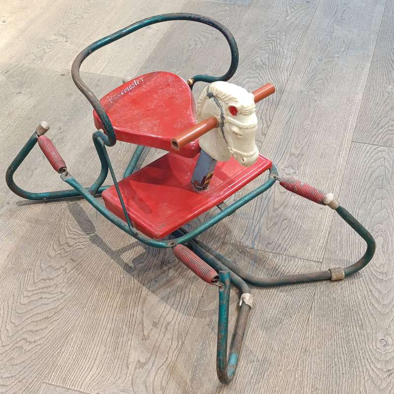 Vintage Pavemaster spring mounted rocking horse
