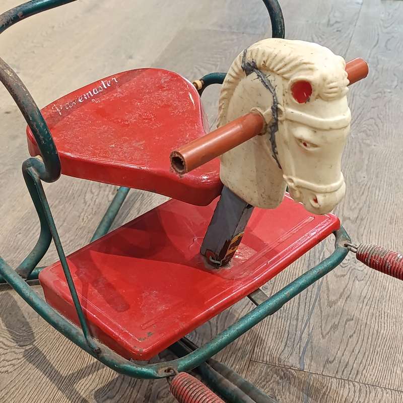 Vintage Pavemaster spring mounted rocking horse