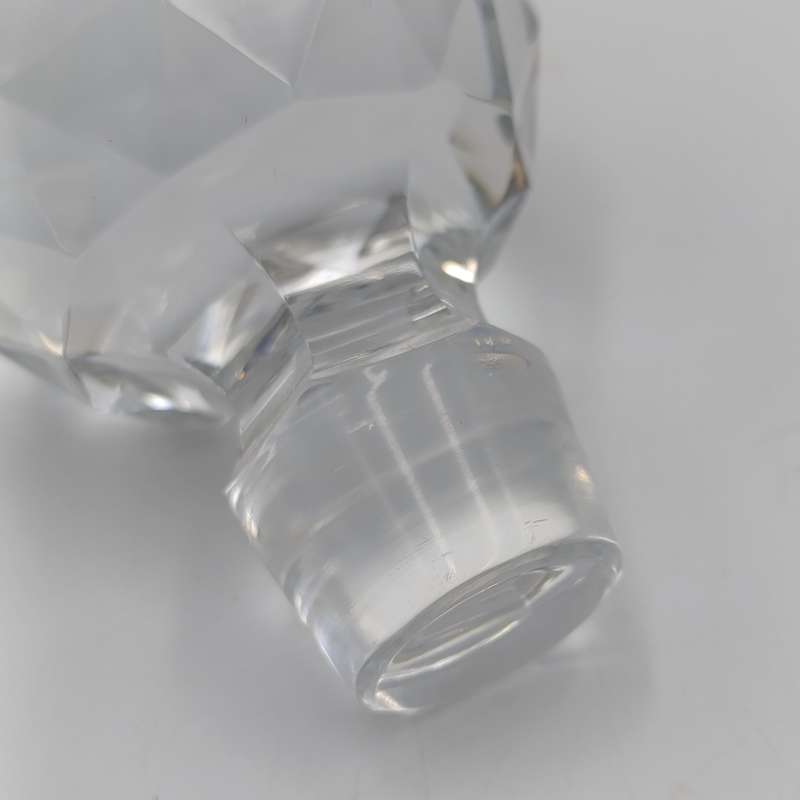 Vintage crystal square decanter