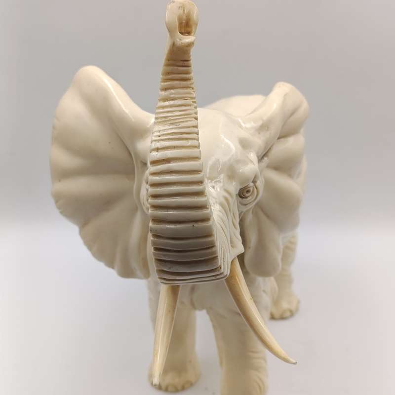 Large Poly-Resin elephant statue