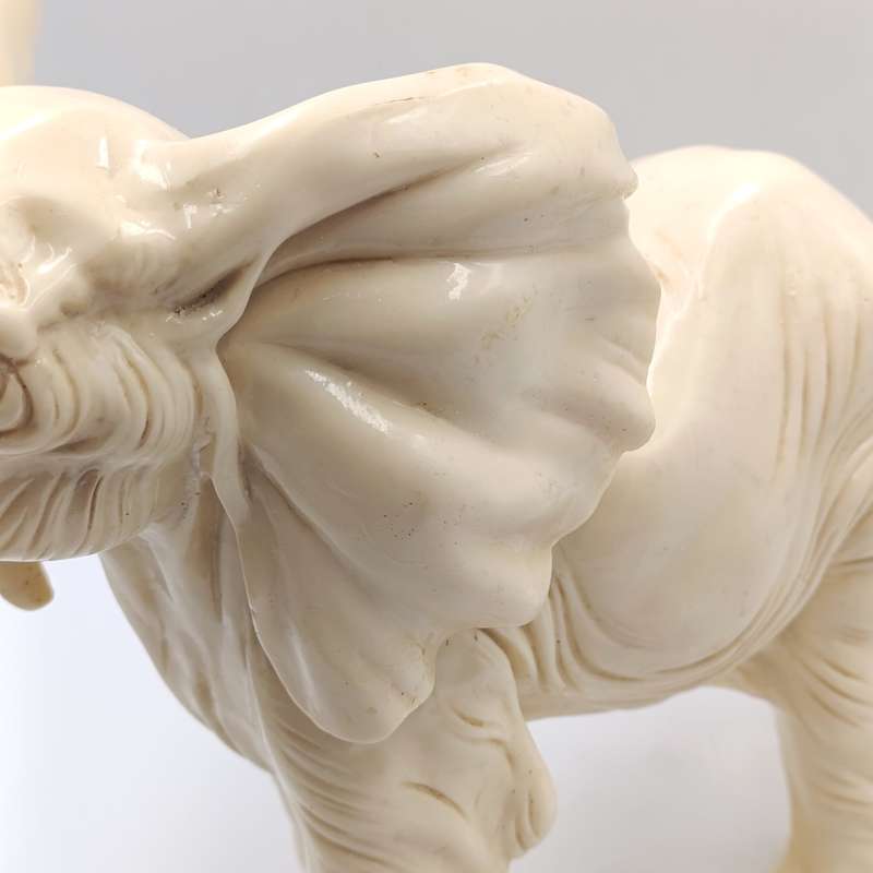 Large Poly-Resin elephant statue