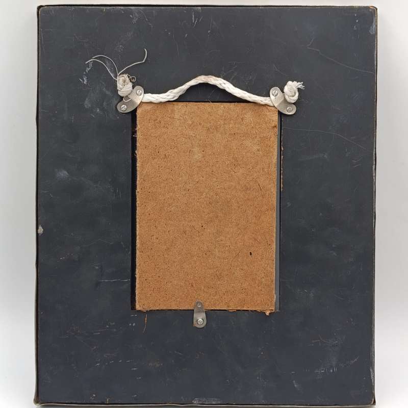 Vintage silverplated frame with mirror