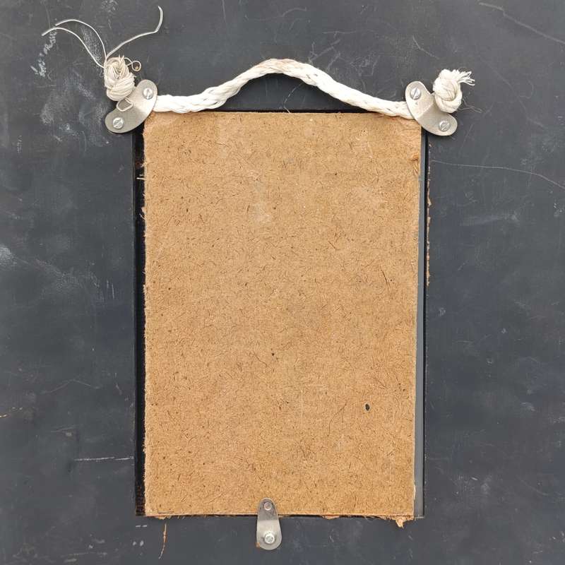 Vintage silverplated frame with mirror