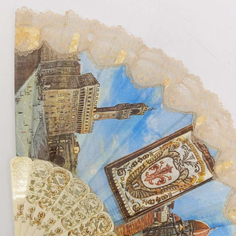 Vintage Italien Florence hand fan