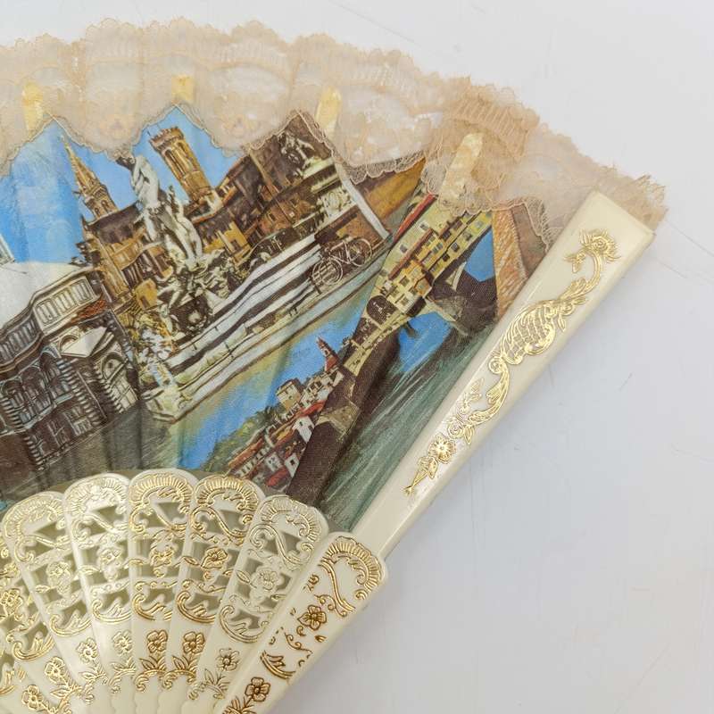 Vintage Italien Florence hand fan