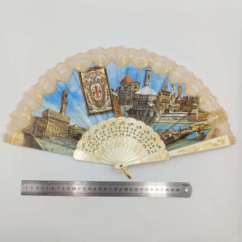 Vintage Italien Florence hand fan