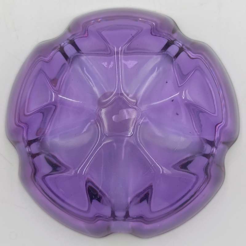 Vintage Lilas crystal ashtray in box
